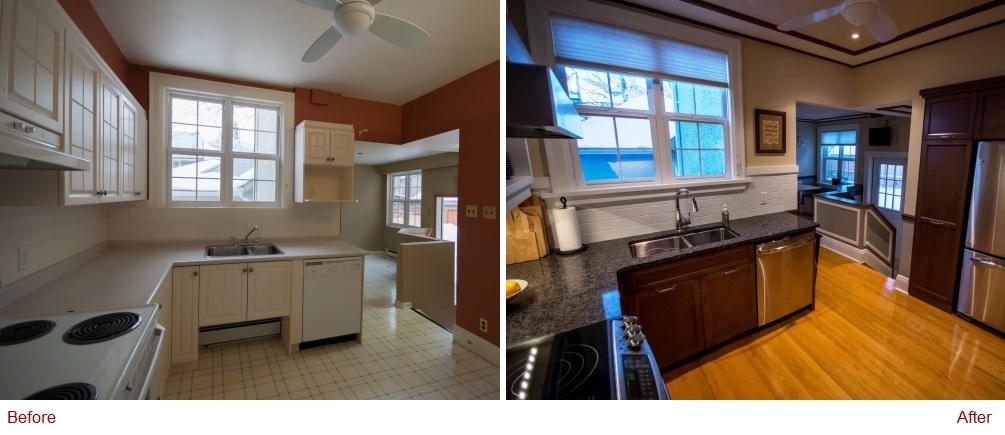 Before and After Photo - IDEATE Interior Design